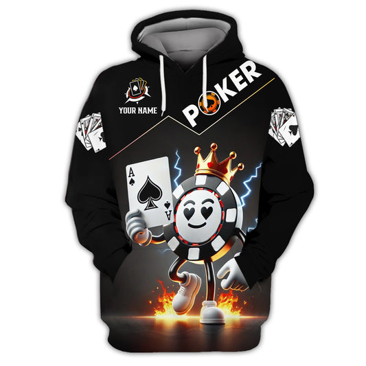 Unisex Shirt - Custom Text Shirt Poker
