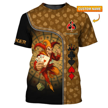 Unisex Shirt - Custom Poker Lover Shirt, Poker Player