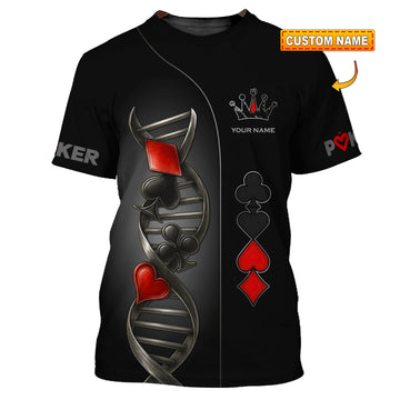 Unisex Shirt - Custom Poker Lover Classic Shirt, In My DNA