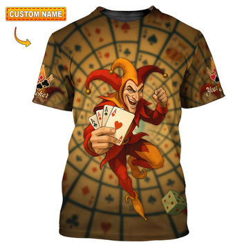 Unisex Shirt - Custom Poker Lover Shirt, Poker Player