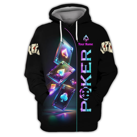 Unisex Shirt - Custom Name Poker Shirt